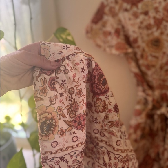 Zesica Women’s Floral V-Neck Maxi Wrap Dress sz. M - Picture 8 of 8